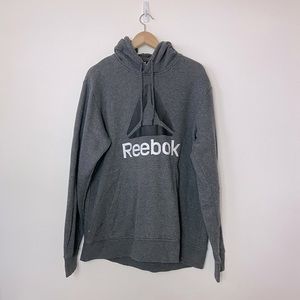 Reebok Mens Gray Hoodie